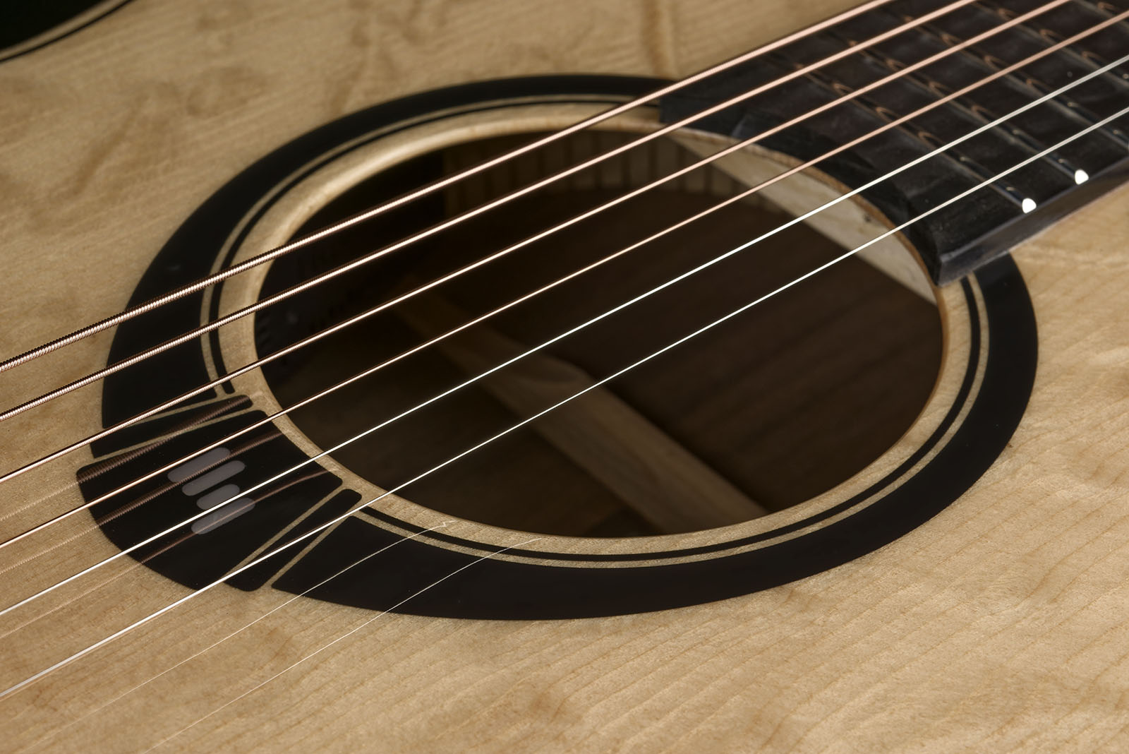 Lag Hv30ace Hyvibe H2 Auditorium Cw Epicea Bokote Bkbr - Natural - Folk-Gitarre - Variation 4