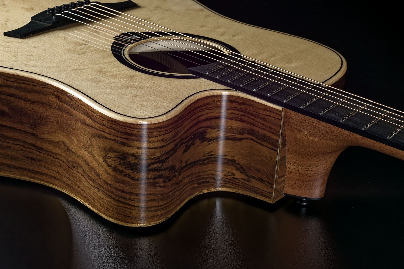 Lag Hv30dce Hyvibe H2 Dreadnought Epicea Bokote Bkbr - Natural - Folk-Gitarre - Variation 3