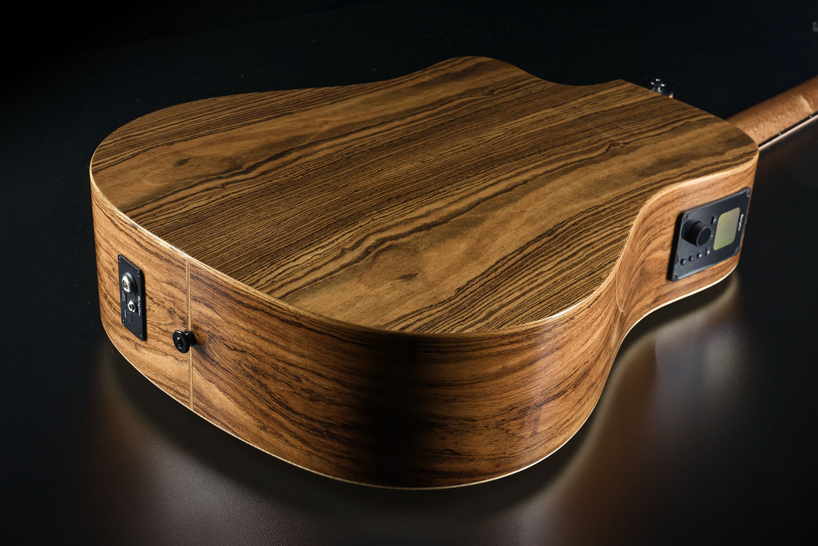 Lag Hv30dce Hyvibe H2 Dreadnought Epicea Bokote Bkbr - Natural - Folk-Gitarre - Variation 4