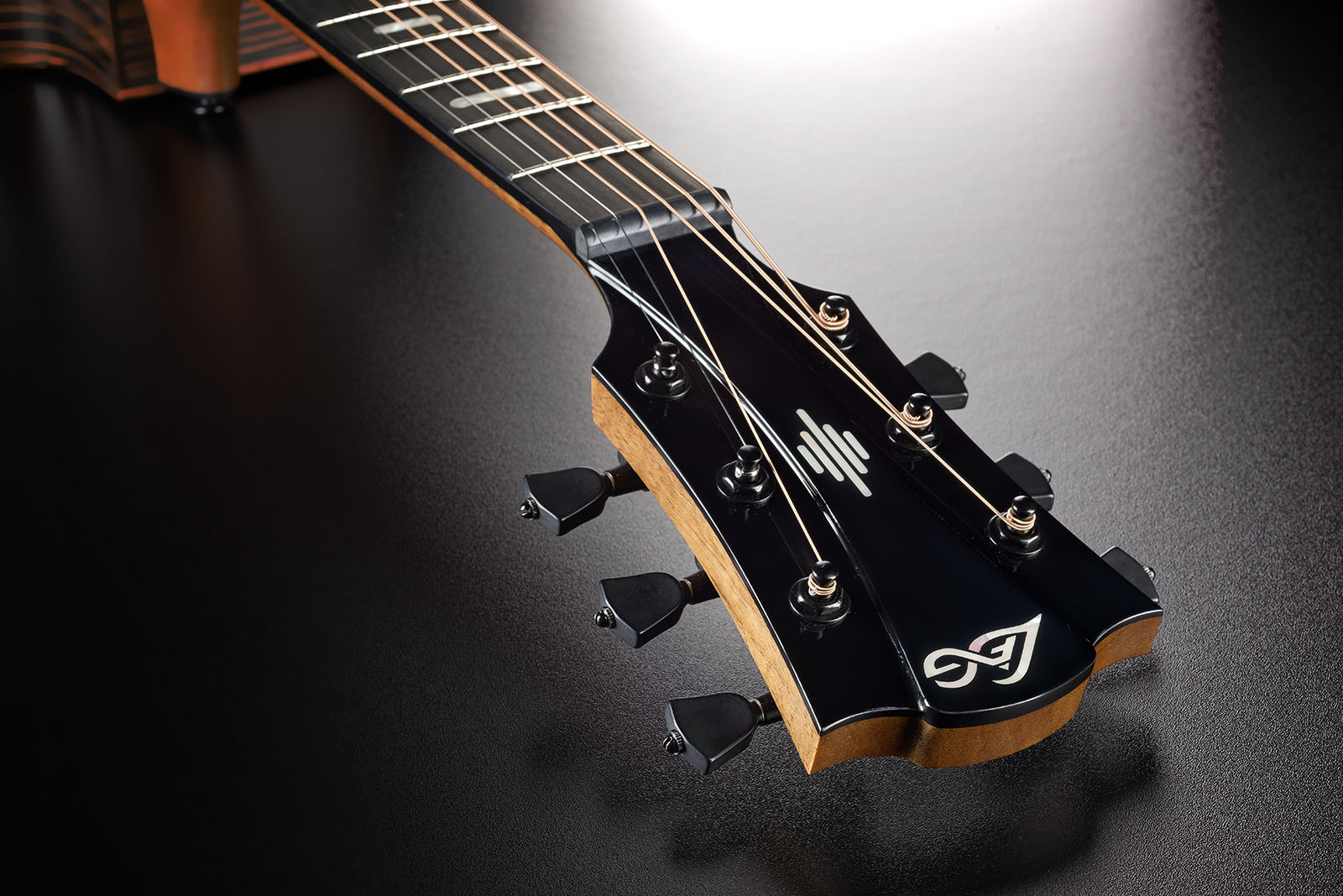 Lag Hv50ace Hyvibe H2 Auditoruium Cw Epicea Bokote Bkbr - Natural - Folk-Gitarre - Variation 8