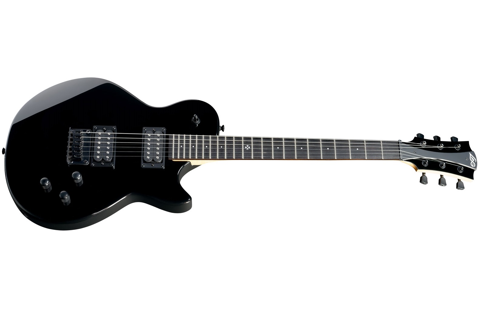 Lag Imperator 60 Hh Ht Rw - Black - Single-Cut-E-Gitarre - Variation 1