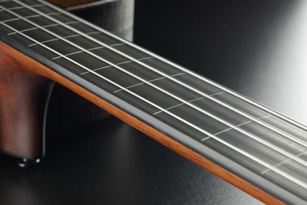 Lag Sauvage Basse Fretless Electro Br - Natural - Akustische Bass - Variation 2