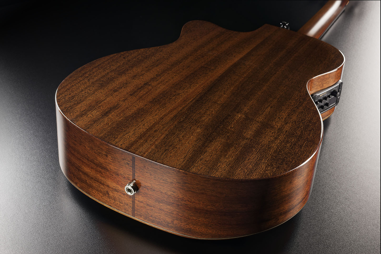 Lag T118abce Bevel Tramontane Auditorium Cw Cedre Khaya Bro - Brown Sunburst - Elektroakustische Gitarre - Variation 3
