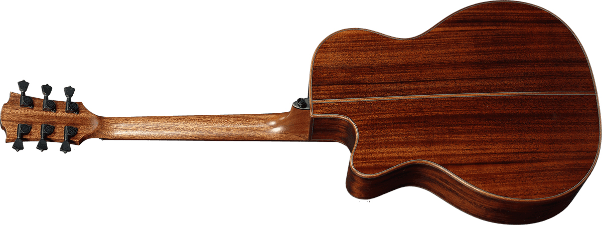 Lag T118ace Tramontane Auditorium Cw Cedre Khaya Bro - Brown Sunburst - Elektroakustische Gitarre - Variation 1