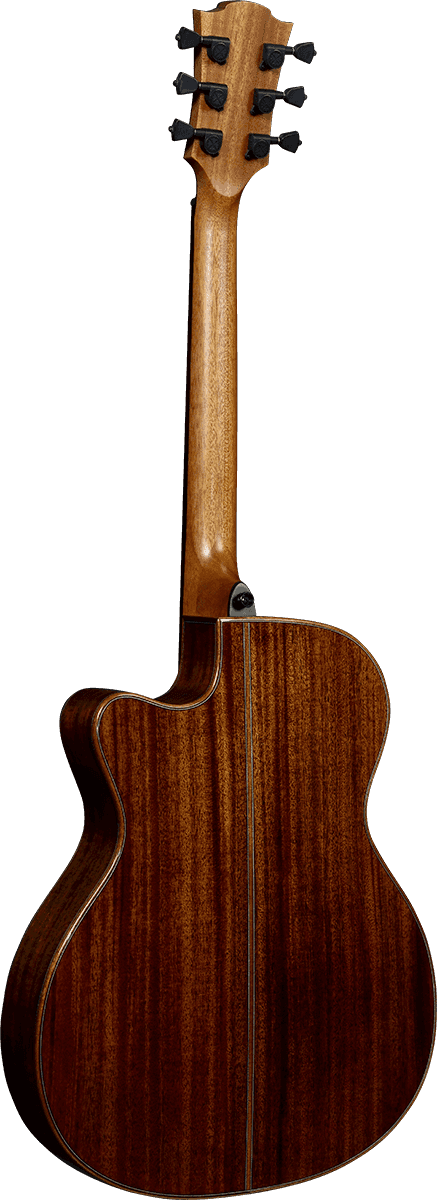 Lag T118ace Tramontane Auditorium Cw Cedre Khaya Bro - Naturel - Elektroakustische Gitarre - Variation 2