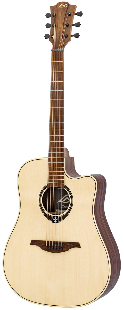Lag T218 Dce Dreadnought Epicea Palissandre Br - Natural - Folk-Gitarre - Variation 1