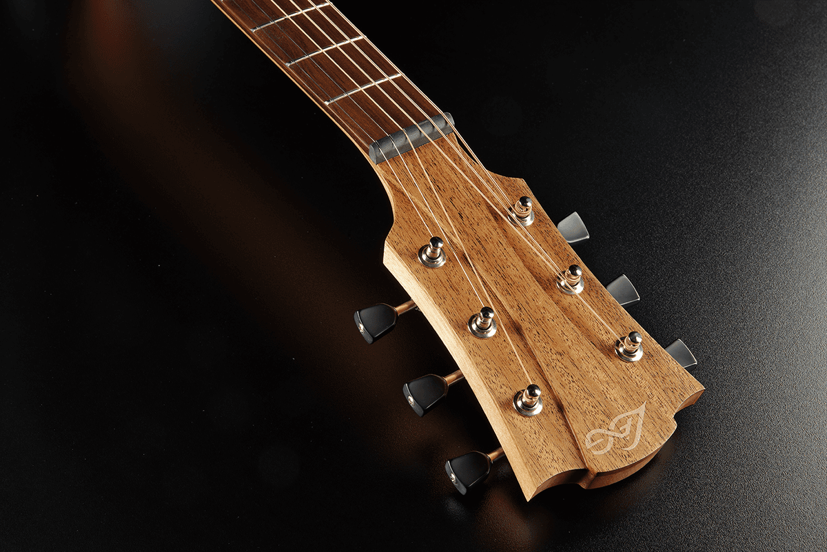 Lag T70ace Tramontane Auditorium Cw Epicea Sapele Bro - Black & Brown - Folk-Gitarre - Variation 5