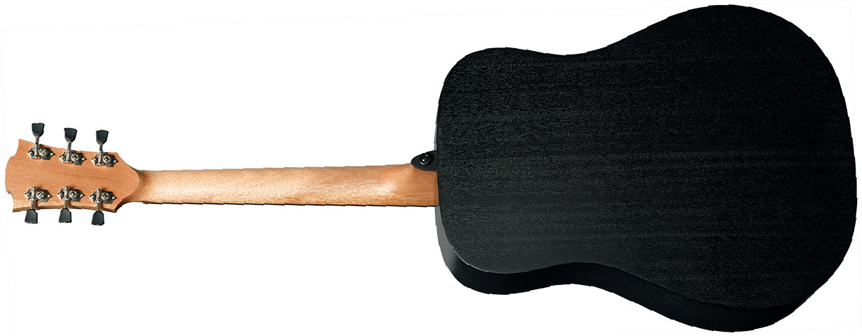 Lag T70d Tramontane Dreadnought Epicea Sapele Bro - Noir Satine - Westerngitarre & electro - Variation 1