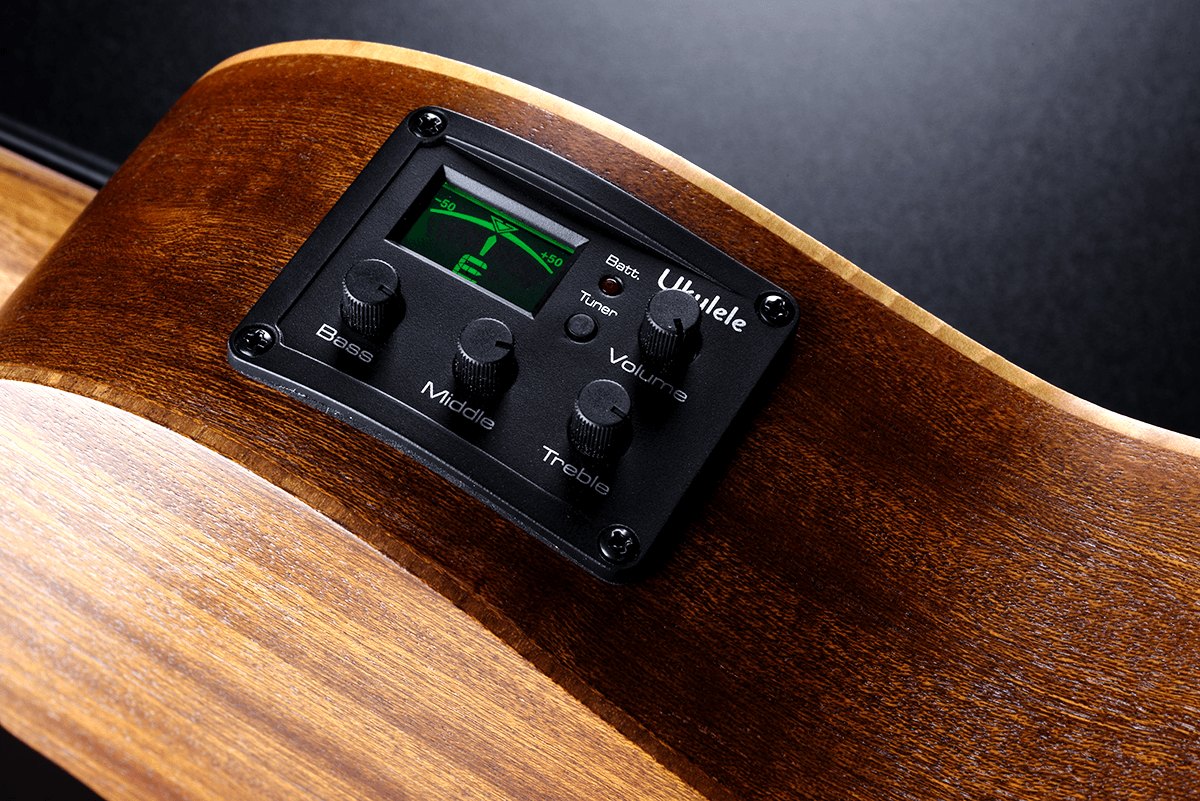 Lag Tkb150ce Mini Bass Tiki Cw Epicea Acajou +housse - Natural - Akustische Bass - Variation 4