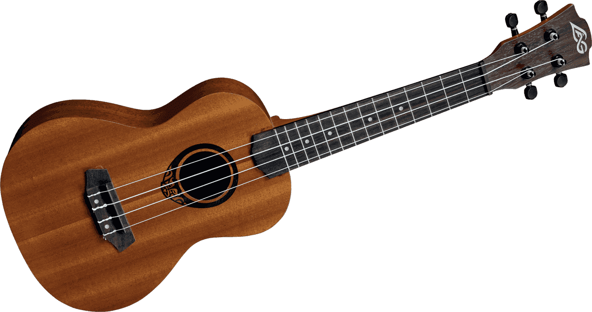 Lag Tku10c Tiki Uku Concert Tout Sapele +housse - Natural Open Pore - Ukulele - Variation 4