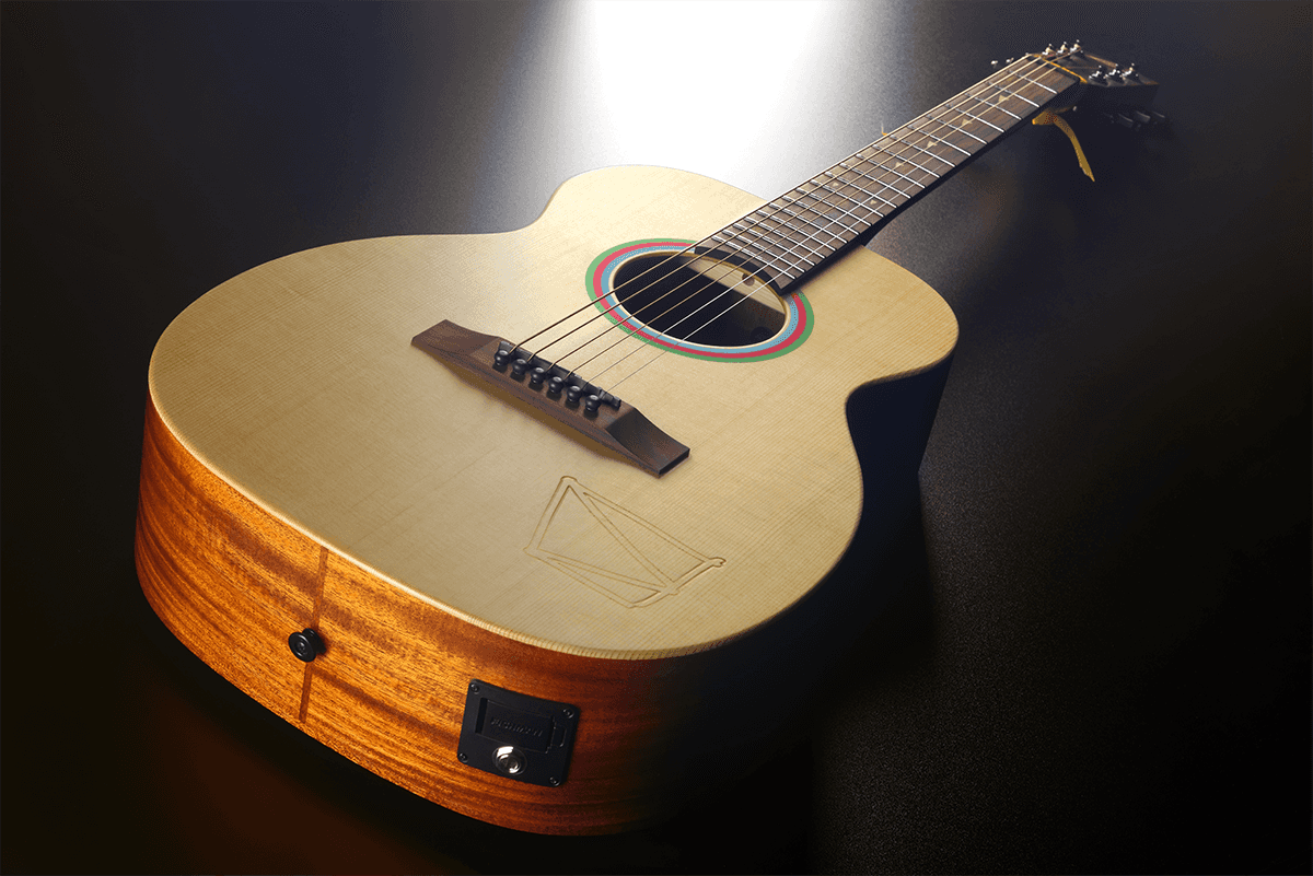 Lag Vianney Travel Signature Epicea Acajou - Natural Satin - Western-Reisegitarre - Variation 2