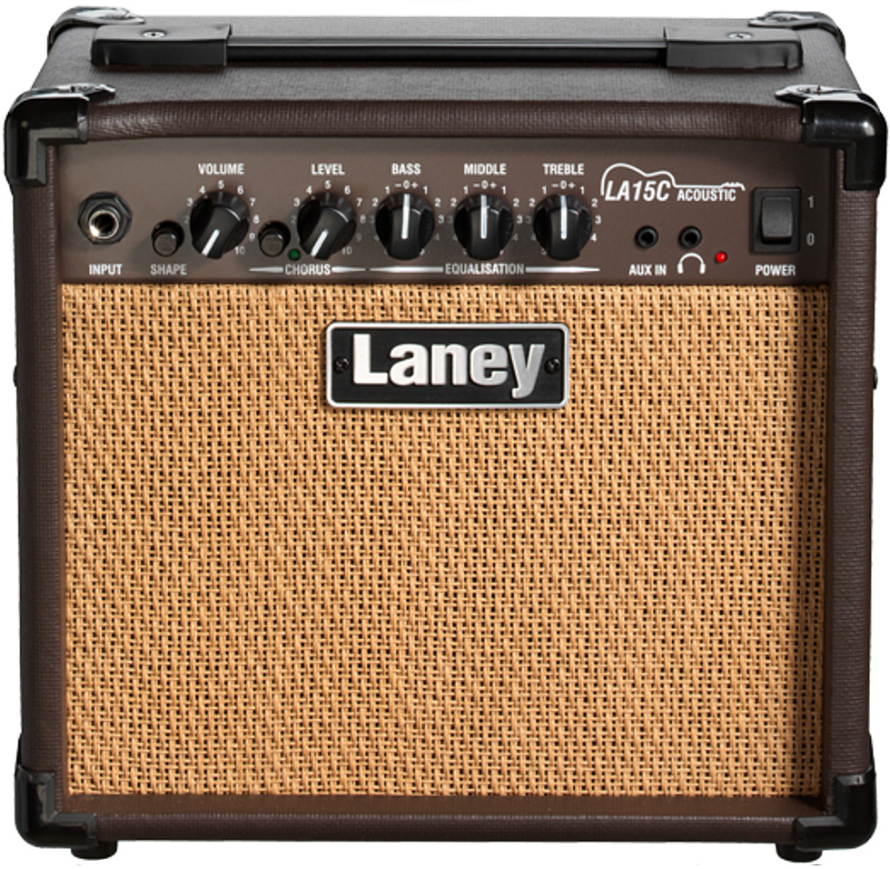 Laney La15c Acoustic Amplifier 15w 2x5 Brown - Combo für Akustikgitarre - Main picture