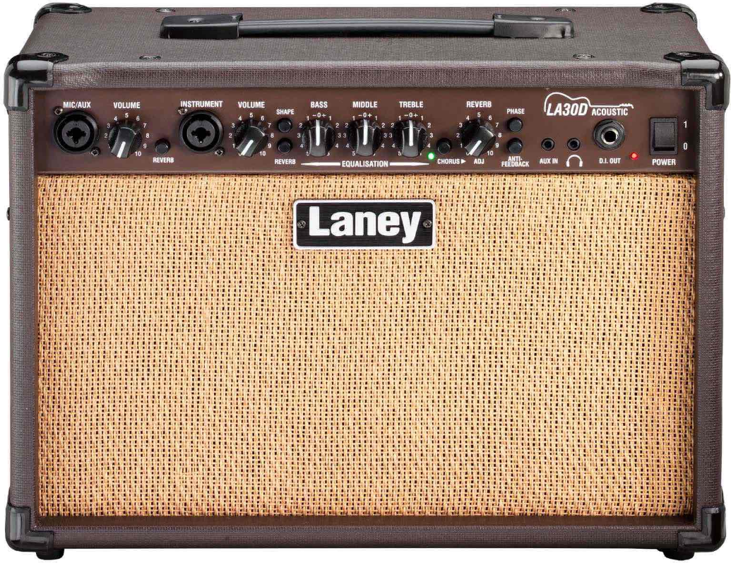 Laney La30d 30w 2x6.5 Brown - Combo für Akustikgitarre - Main picture