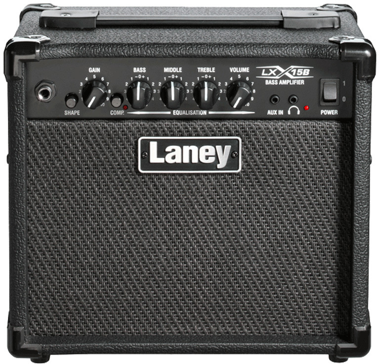 Laney Lx15b 15w 2x5 2016 Black - Bass Combo - Main picture