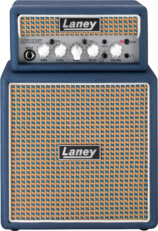 Laney Ministack-lionheart 6w 4x3 Blue - Mini-Verstärker für Gitarre - Main picture