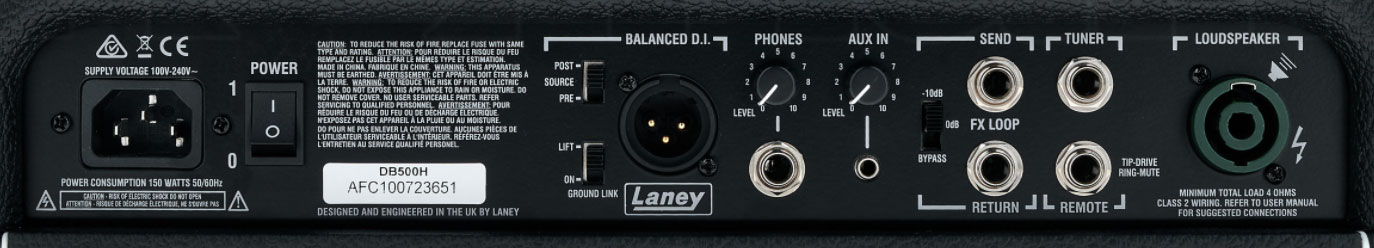 Laney Digbeth Db500h Head 500w - Bass Topteil - Variation 3