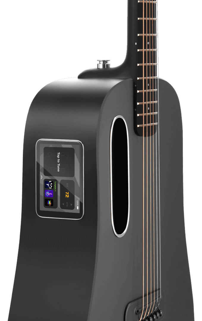 Lava Music Blue Lava Touch +airflow Bag - Midnight Black - Elektroakustische Gitarre - Variation 1