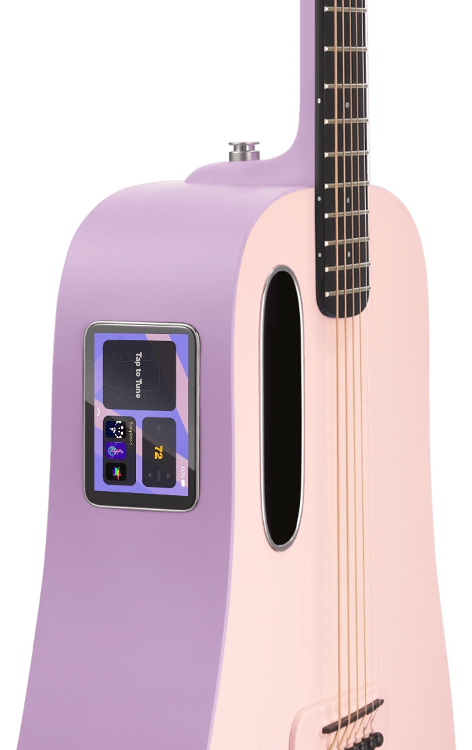 Lava Music Blue Lava Touch +airflow Bag - Coral Pink - Elektroakustische Gitarre - Variation 1