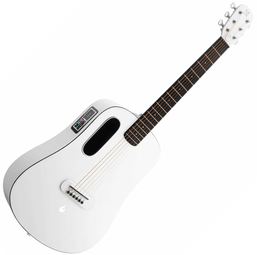 Lava Music Blue Lava Touch +ideal Bag - Sail White - Elektroakustische Gitarre - Variation 1