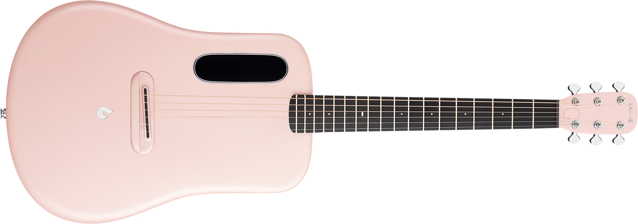 Lava Music Lava Me 4 Carbon 36 +space Bag - Pink - Western-Reisegitarre - Main picture