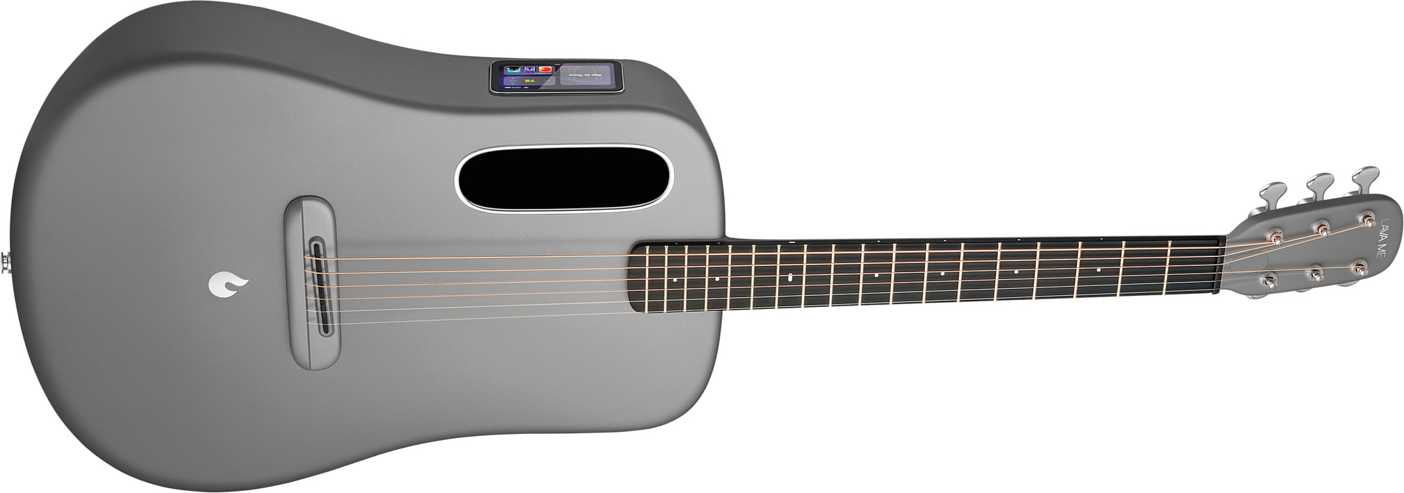 Lava Music Lava Me 4 Carbon 38 +airflow Bag - Space Grey - Western-Reisegitarre - Main picture