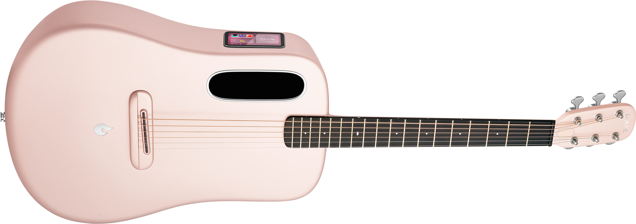 Lava Music Lava Me 4 Carbon 38 +space Bag - Pink - Western-Reisegitarre - Main picture