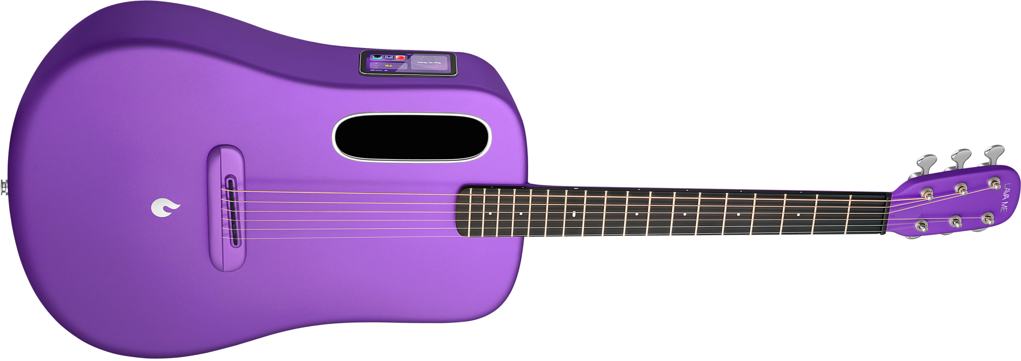 Lava Music Lava Me 4 Carbon 38 +space Bag - Purple - Western-Reisegitarre - Main picture