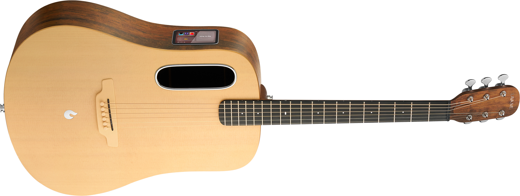 Lava Music Lava Me 4 Spruce 41 +airflow Bag - Natural Hpl Woodgrain - Western-Reisegitarre - Main picture