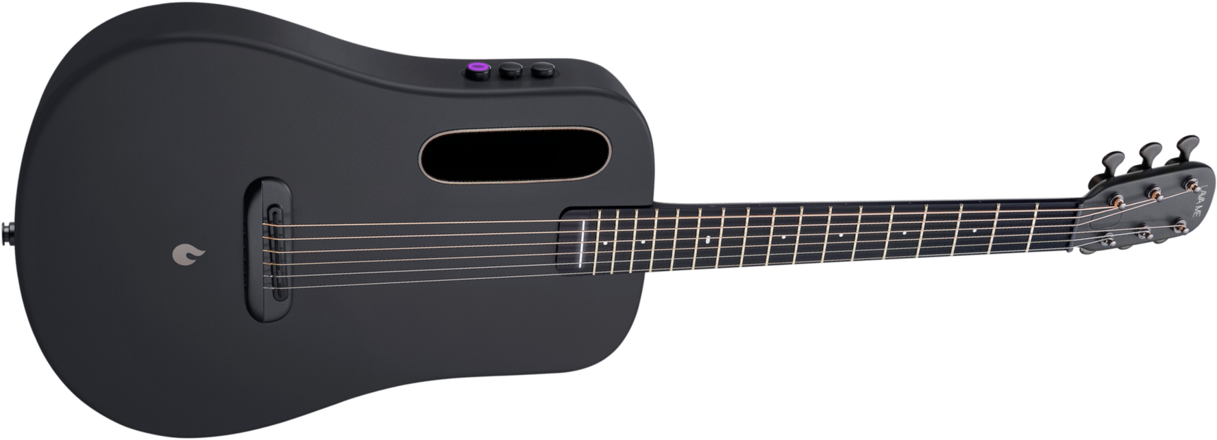 Lava Music Lava Me Air Carbon - Space Black - Folk-Gitarre - Main picture