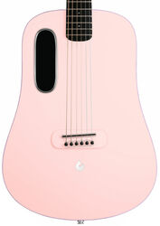 Elektroakustische gitarre Lava music Blue Lava Touch With Airflow Bag - Coral pink