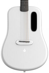 Linkshändige folkgitarre Lava music Lava Me 3 38 LH +Space Bag - White