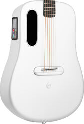 Western-reisegitarre Lava music Lava ME 4 Carbon 38 +Space Bag - White