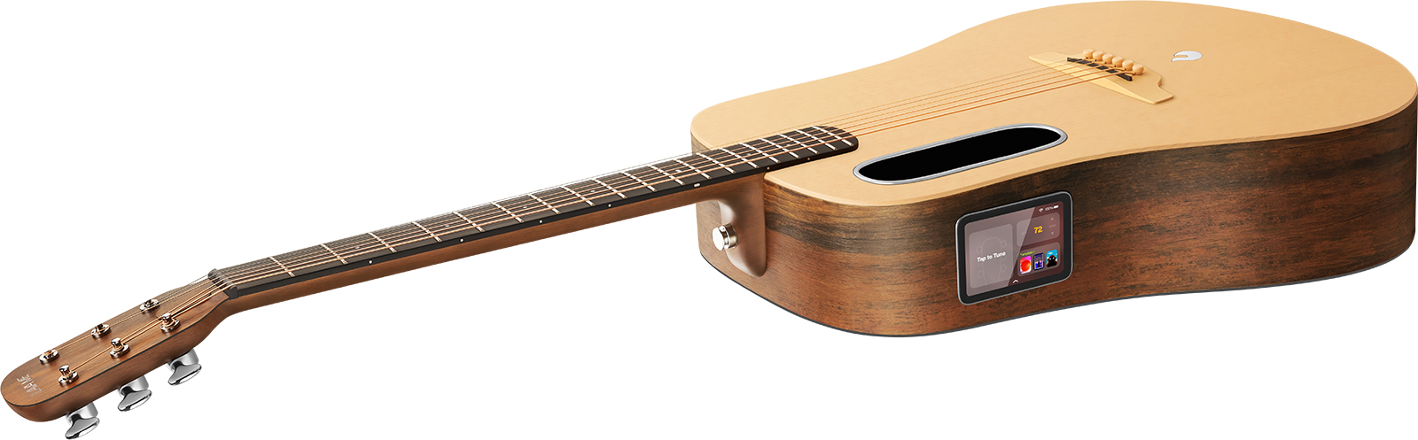 Lava Music Lava Me 4 Spruce 41 +airflow Bag - Natural Hpl Woodgrain - Western-Reisegitarre - Variation 1