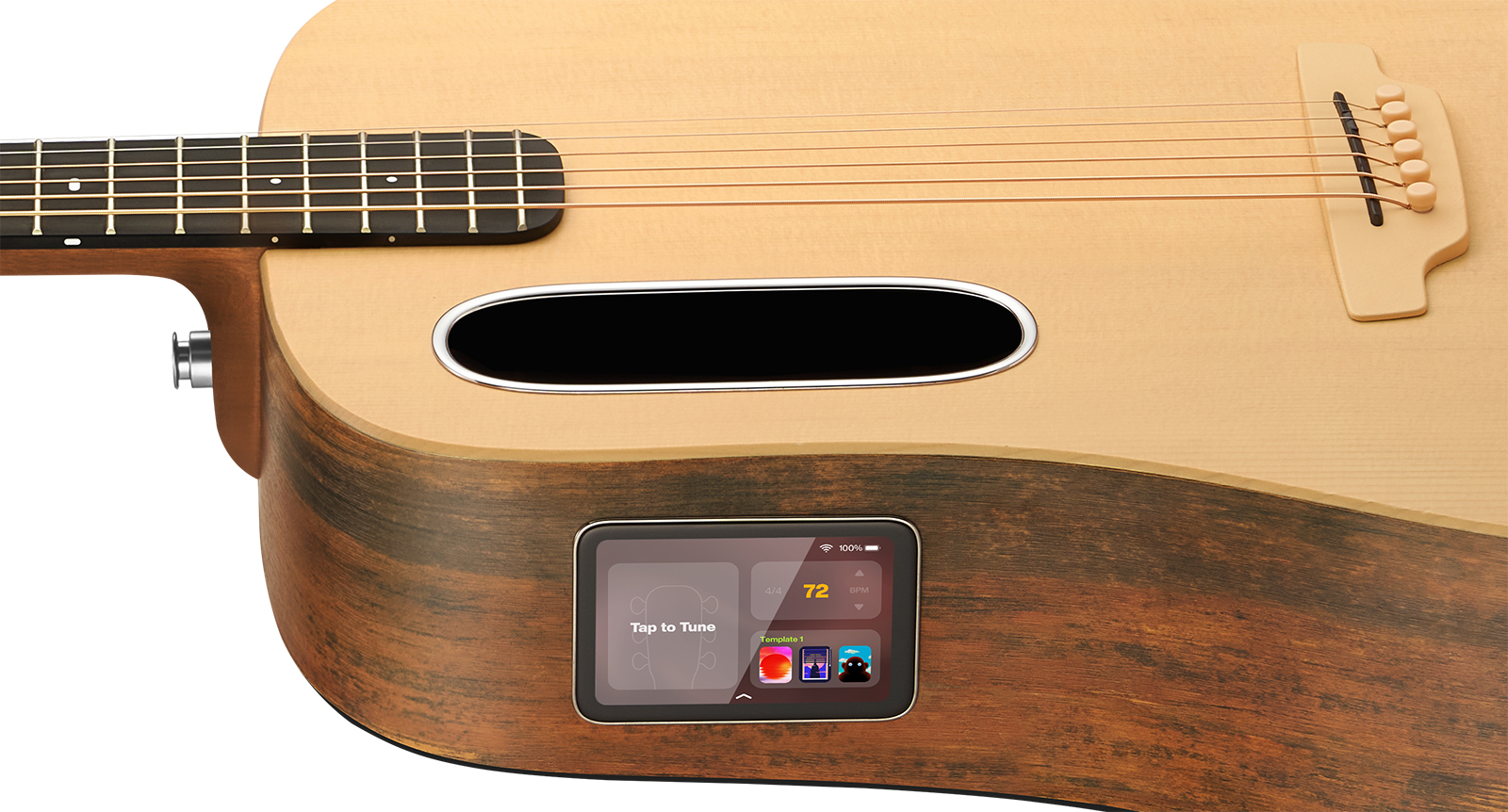 Lava Music Lava Me 4 Spruce 41 +airflow Bag - Natural Hpl Woodgrain - Western-Reisegitarre - Variation 4