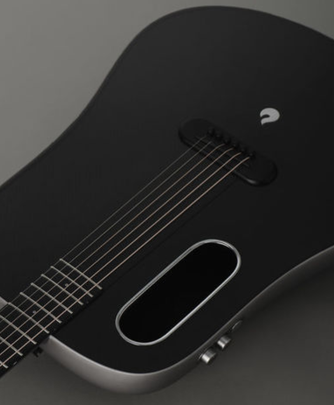 Lava Music Lava Me Pro +housse - Black & Grey - Western-Reisegitarre - Variation 2