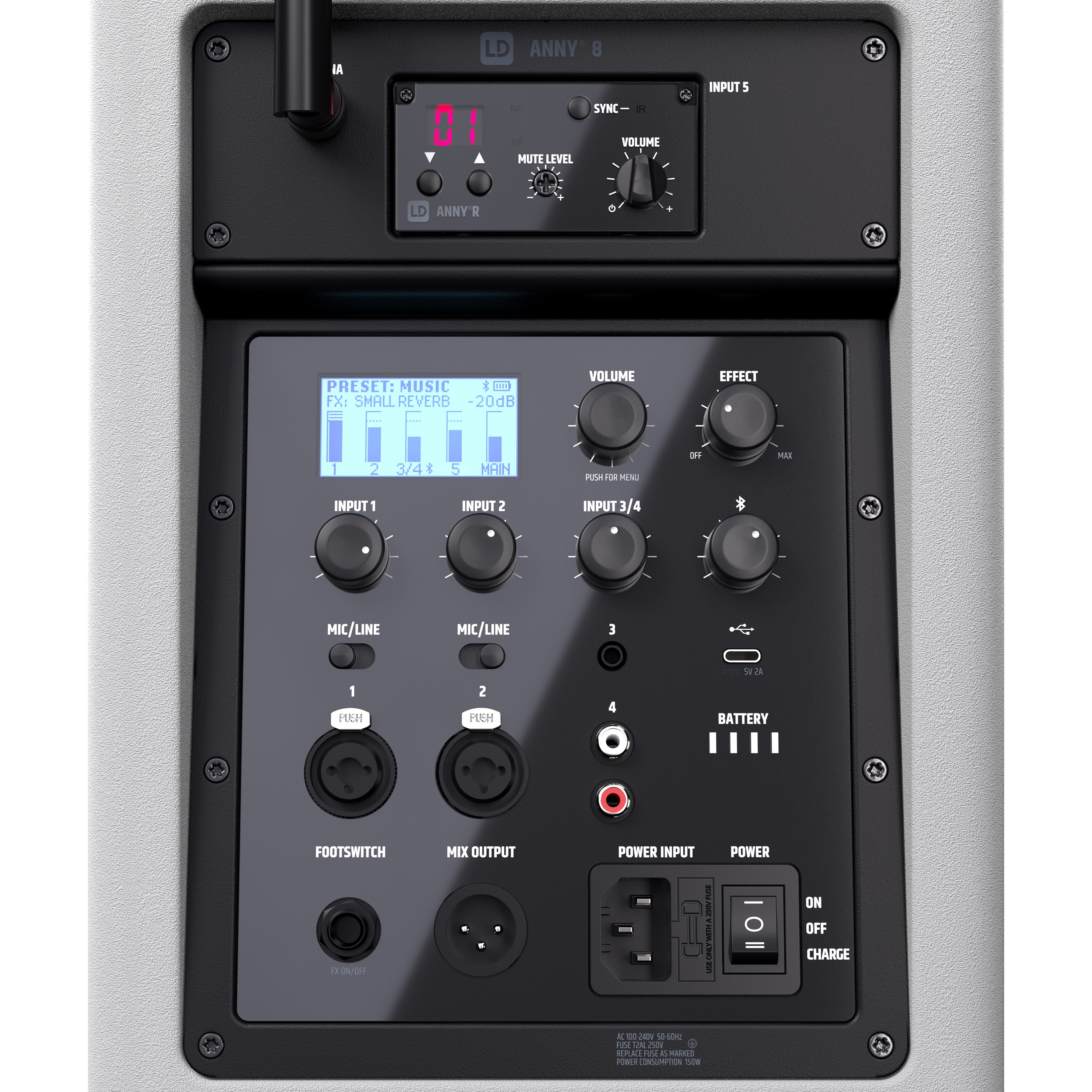 Ld Systems Anny 8 Hhd B8 W - Aktive Lautsprecher - Variation 5