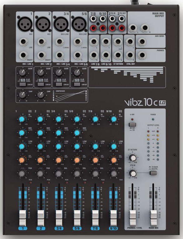 Ld Systems Vibz 10 C - Analoges Mischpult - Main picture