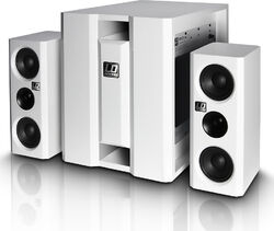 Komplettes pa system set Ld systems Dave 8 XS White
