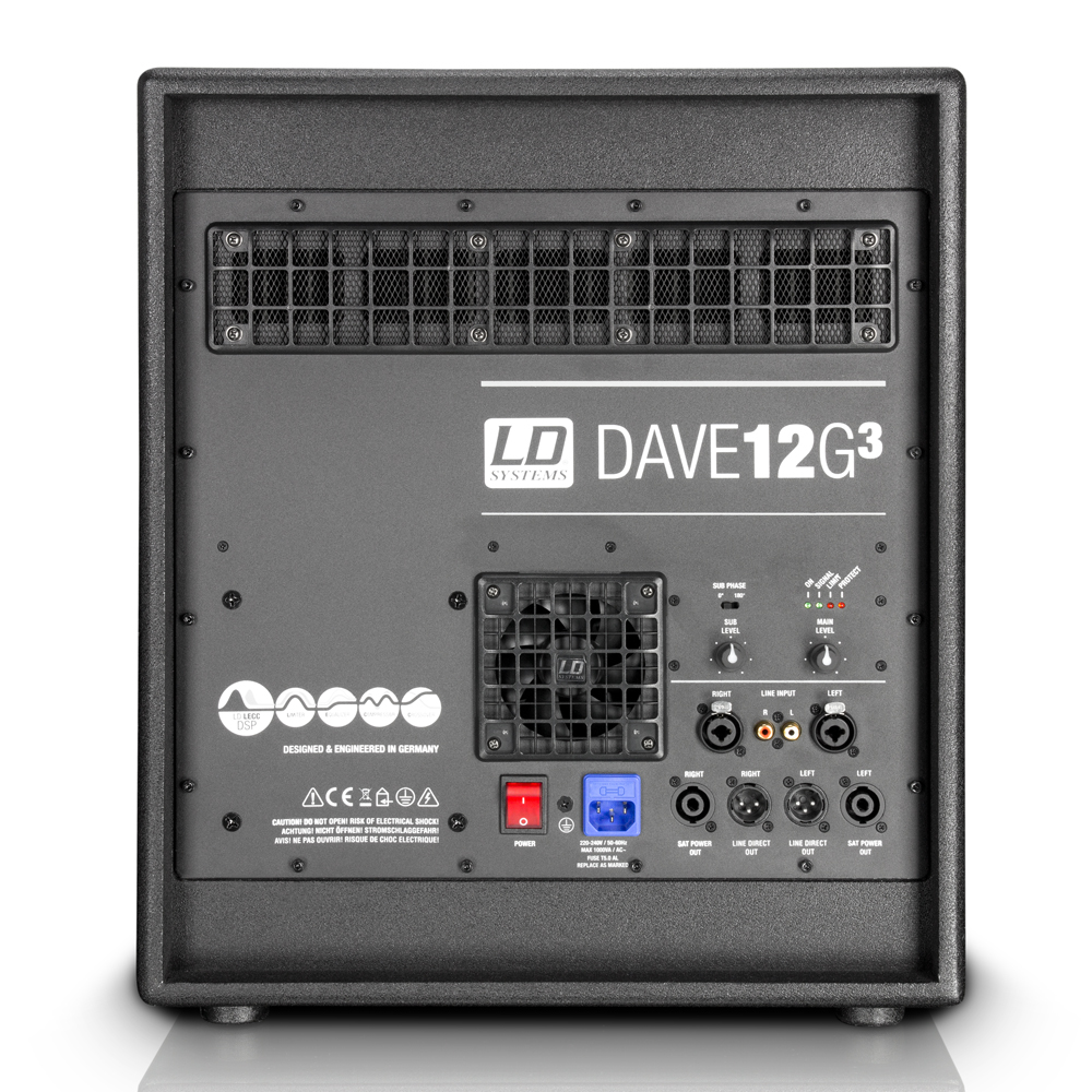 Ld Systems Dave 12 G3 - Komplettes PA System Set - Variation 4