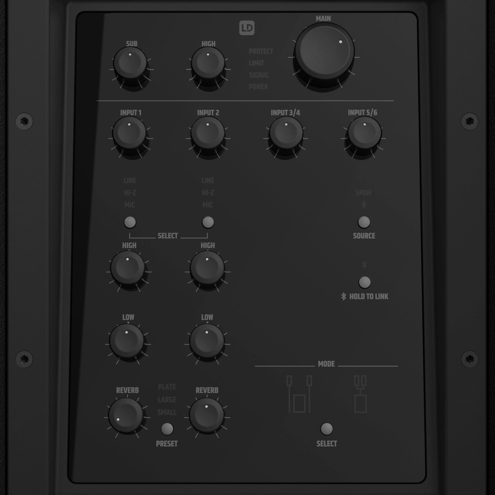 Ld Systems Dave 12 Gx4 - Komplettes PA System Set - Variation 4