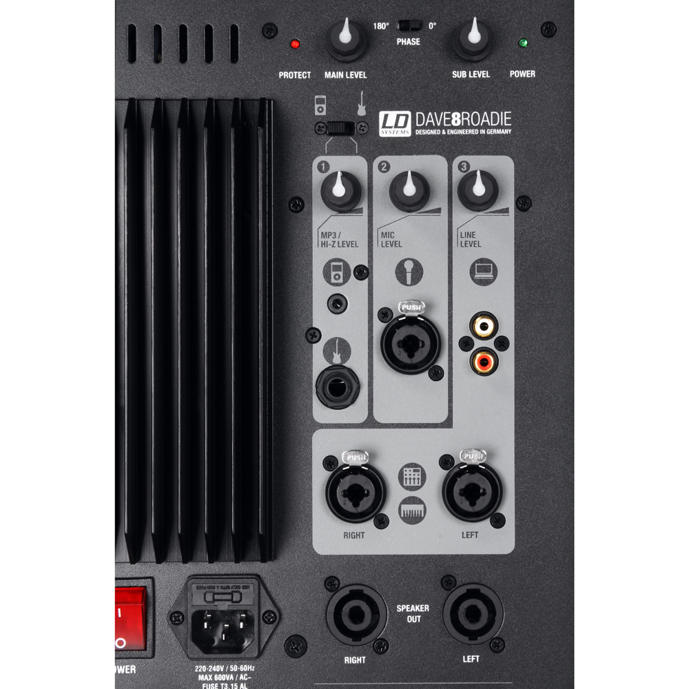 Ld Systems Dave8 Roadie - Komplettes PA System Set - Variation 3