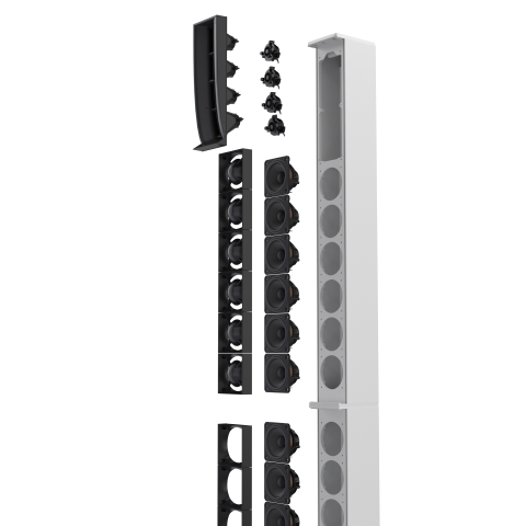 Ld Systems Maui44g3 All-in-one Array System + Mixer White - Saeulensysteme - Variation 9