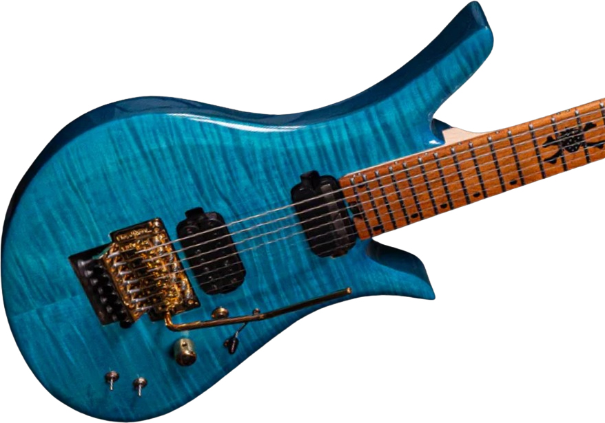 Legator Charles Caswell Cc7 Artist Signature 2h S.duncan/sustainiac Trem Mn - Demonberry - Bariton E-Gitarre - Variation 2