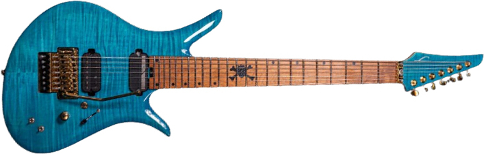Legator Charles Caswell Cc7 Artist Signature 2h S.duncan/sustainiac Trem Mn - Demonberry - Bariton E-Gitarre - Main picture