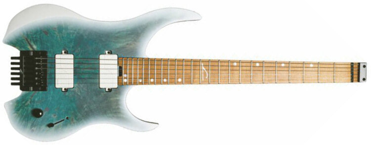 Legator Ghost G6od Overdrive Hh Fishman Fluence Modern Ht Mn - Arctic Blue - E-Gitarre aus Metall - Main picture