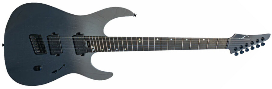 Legator Ninja N6fp Performance Multiscale 2h Ht Eb - Smoke - Multi-Scale Guitar - Main picture