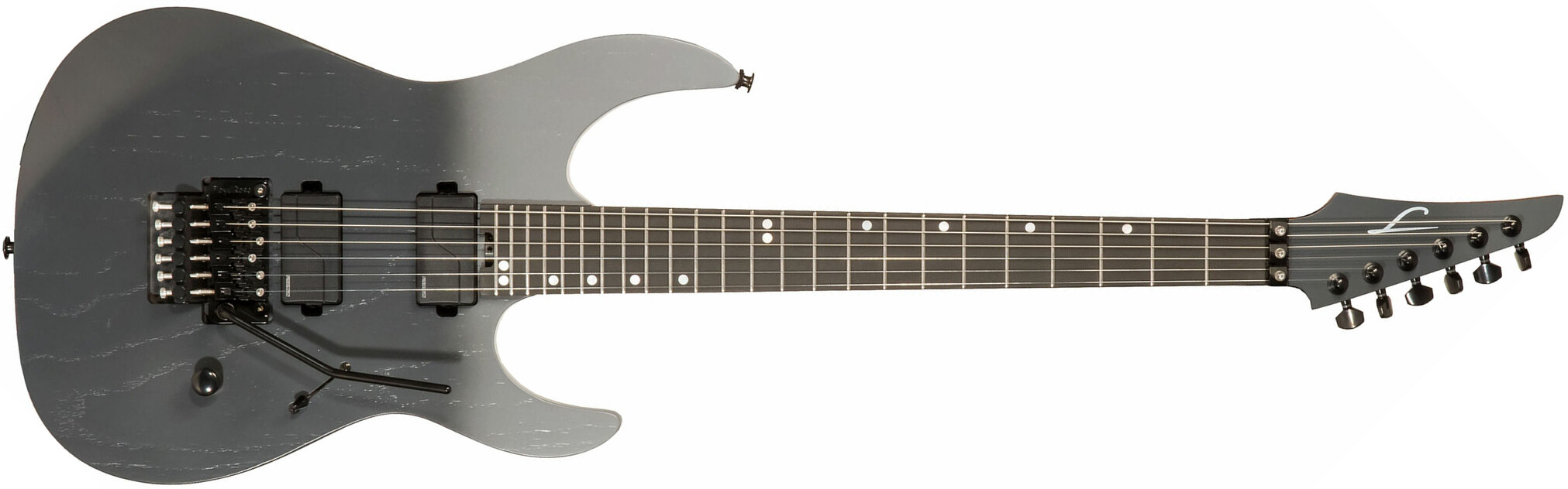 Legator Ninja N6fr 2h Fishman Fluence Modern Fr Eb - Smoke - E-Gitarre aus Metall - Main picture