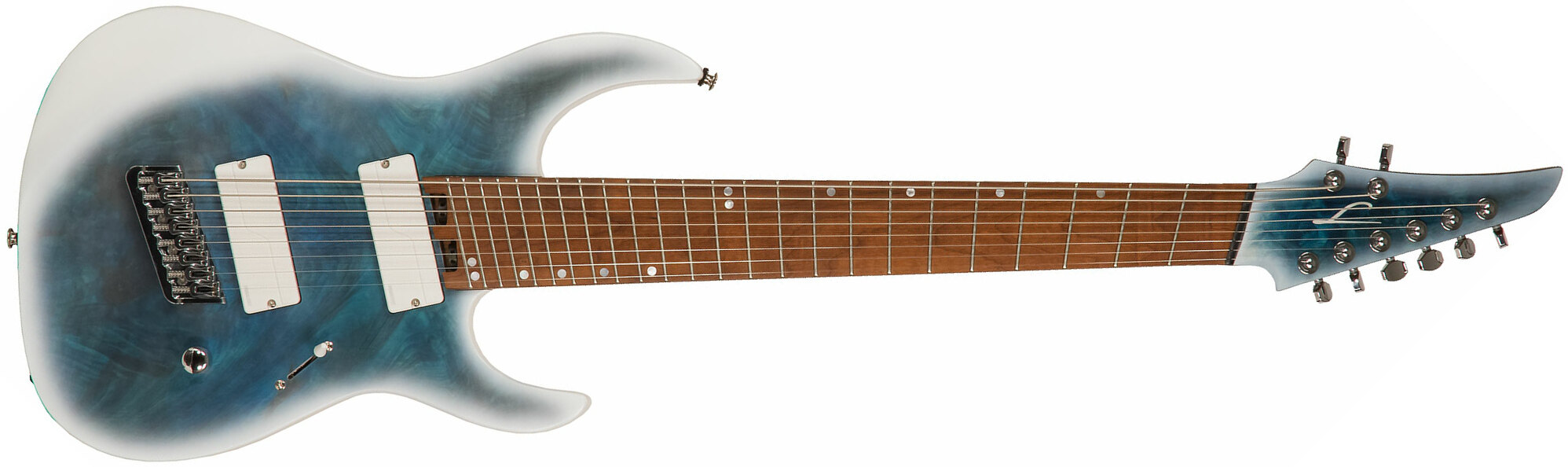 Legator Ninja N8fod Overdrive 8c Multiscale 2h Fishman Fluence Ht Mn - Arctic Blue - Multi-Scale Guitar - Main picture