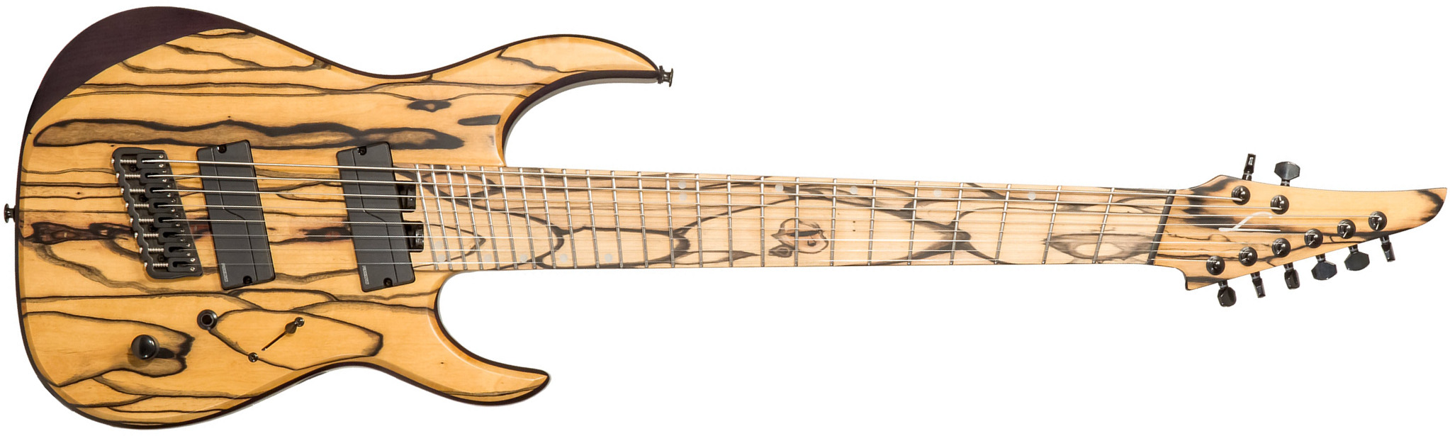 Legator Ninja N8fx 8c Multiscale 2h Fishman Fluence Ht Eb - Pale Moon - 8- und 9-saitige E-Gitarre - Main picture