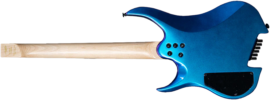 Legator Ghost G6fs Multiscale 2h Ht Mn - Blue Color Shift - Multi-Scale Guitar - Variation 1